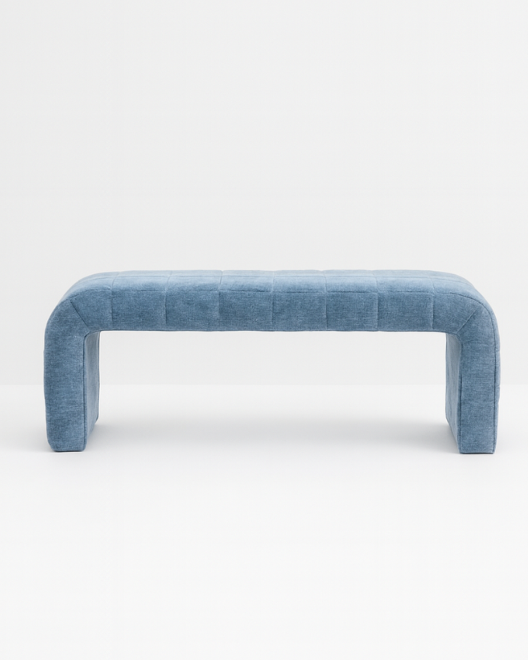 Chenille Fabric Bench
