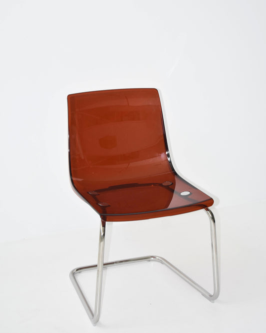 Tobias Chrome / Orange Chair