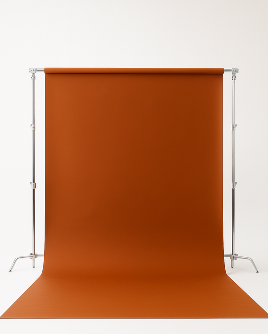 Burnt Orange Backdrop paper roll
